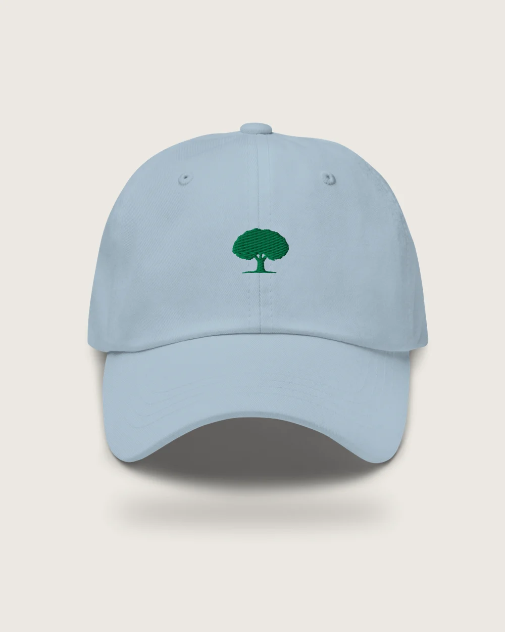 Oak Dad Hat in light blue