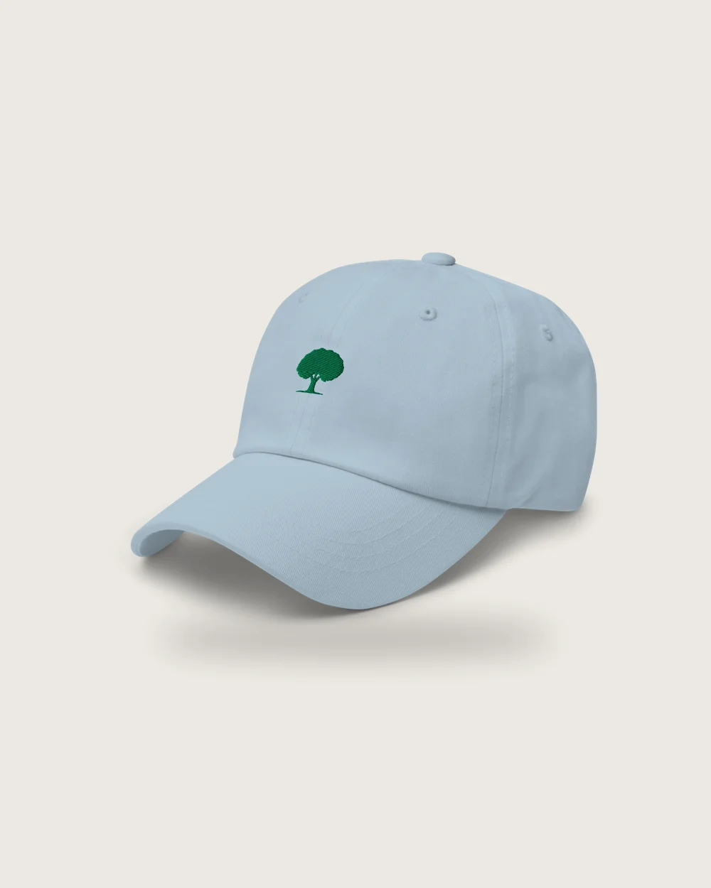 Oak Dad Hat in light blue, side